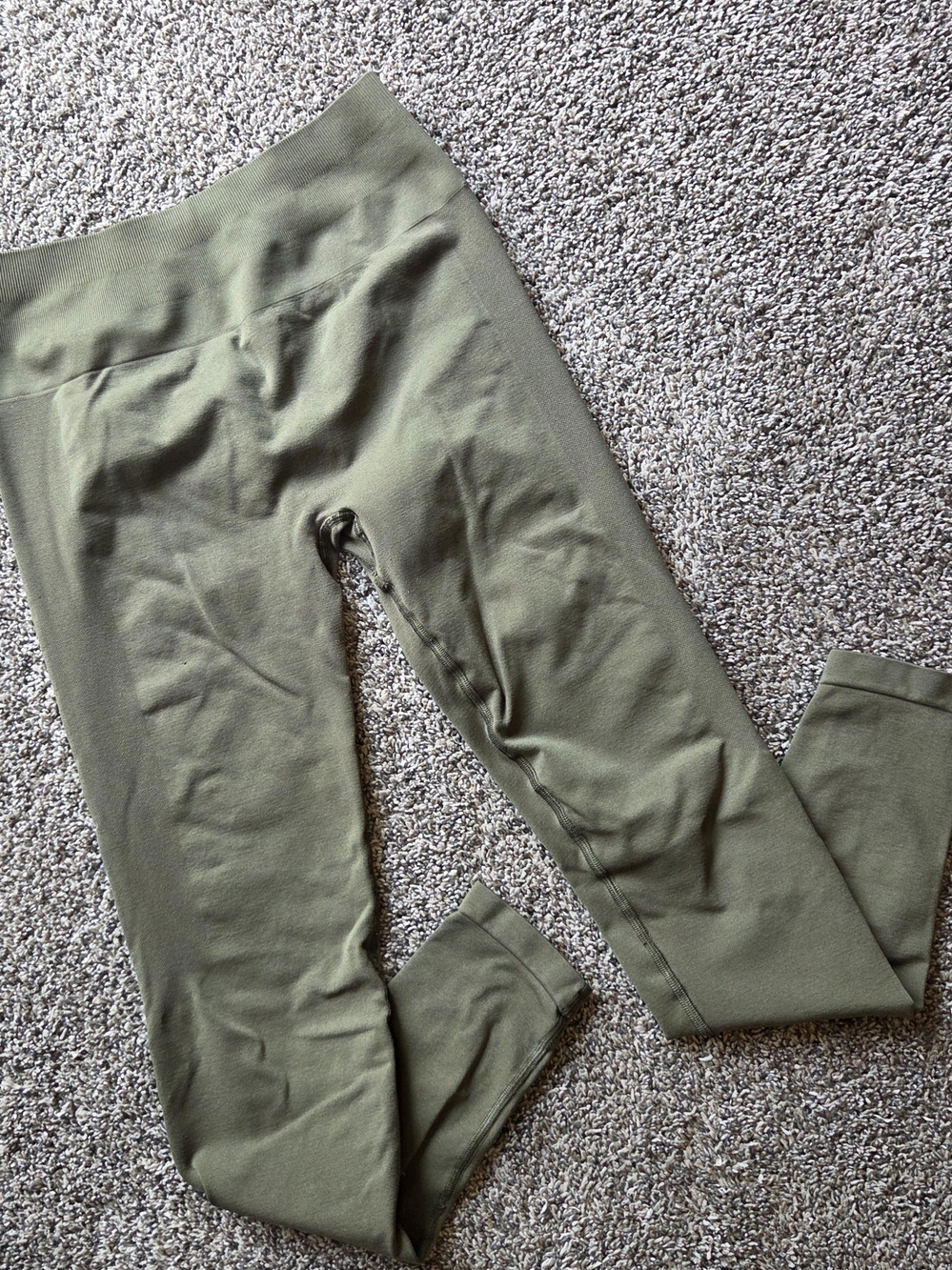 Alphalete Olive High-Rise Seamless Leggings